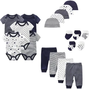 Unisex Fashion Bodysuit Set 19 Pack