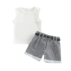 Outfits Short Sleeve T-Shirt Shorts Set