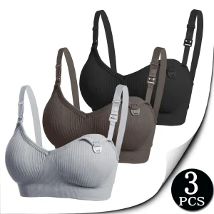 3-pieces of Breastfeeding Underwear for Pregnant Women