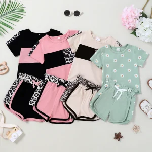 Toddler Baby Girl T-Shirt Short Sets