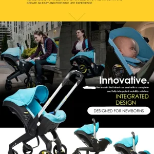 Baby Multi-Functional Travel Stroller, Car Seat, Carrier  