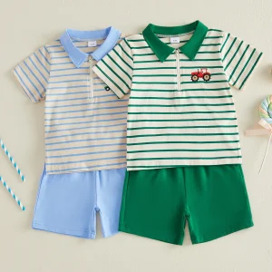 Baby Toddler Kids Embroidered Top and Shorts