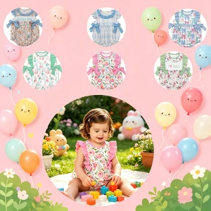 Baby Girl Summer Floral Romper