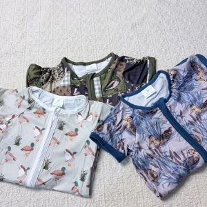 Baby Toddler Summer Zipper Romper