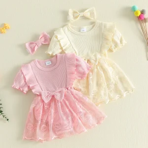 Baby Toddler Princess Lace Romper Dress