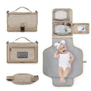 3 in 1  Portable Baby Diaper Cover Mat Hand Folding Diaper Bag