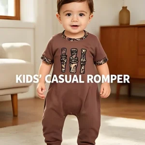 Baby Infant Camo Duck Call Romper