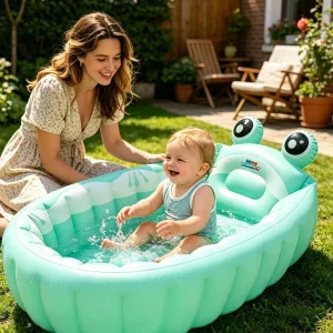 Portable Baby Bath Tub or Pool for Newborn to Toddler (0-3 Years)