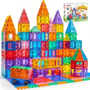110/66/50 PCS Magnetic Building Tile 3D