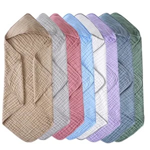Muslin Cotton Baby Bath Swaddle Blanket