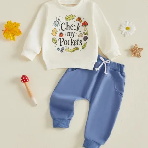 Toddler Baby Sweat Shirt and Pants Set
