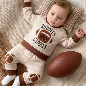 Sweatshirt  Baby Football Outfit, Newborn to 2-3 Years